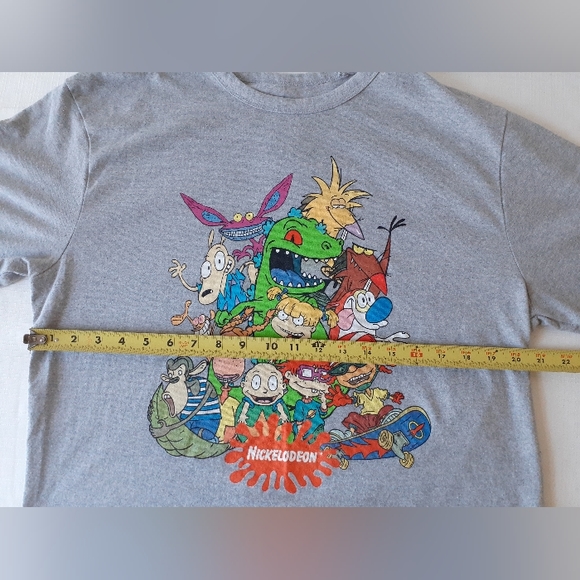 Nickelodeon men's gray short sleeve graphic t-shirt size XL - Picture 6 of 8